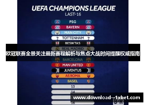欧冠联赛全景关注最新赛程解析与焦点大战时间提醒权威指南